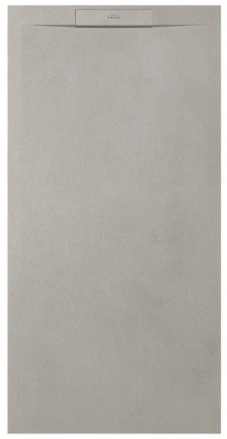 Zenon Essenza West Douchebak - 100x90cm - antislip - antibacterieel - mineraalmarmer - rechthoek - Ego Cream (creme) 400000000000039716