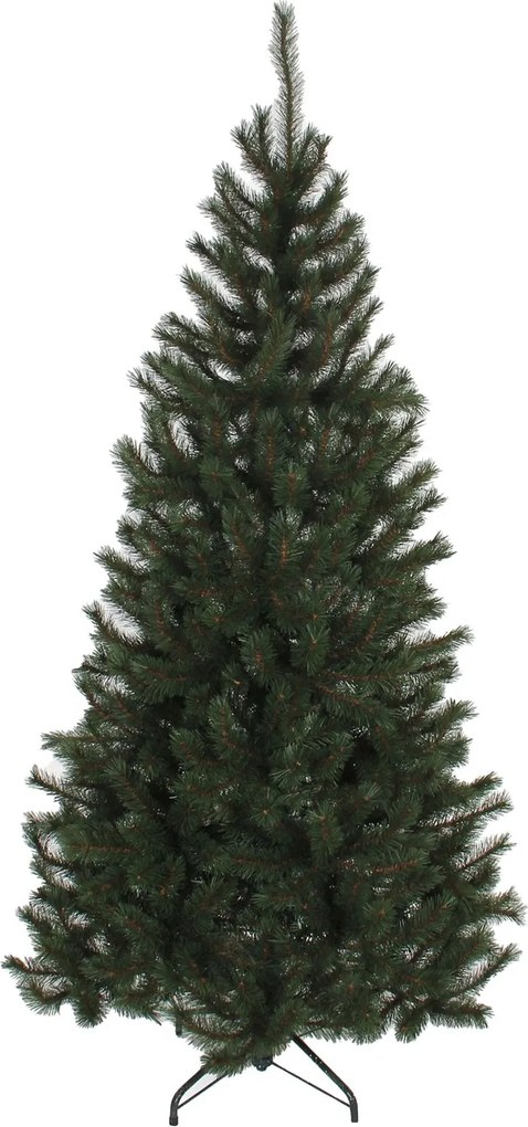 Black Box Kingston kunstkerstboom - 185 cm - groen - Diameter 102 cm - 501 tips - metalen voet