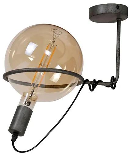 1-lichts Plafondlamp Travis | Kalfort | Metaal | Grijs   | Cavetown