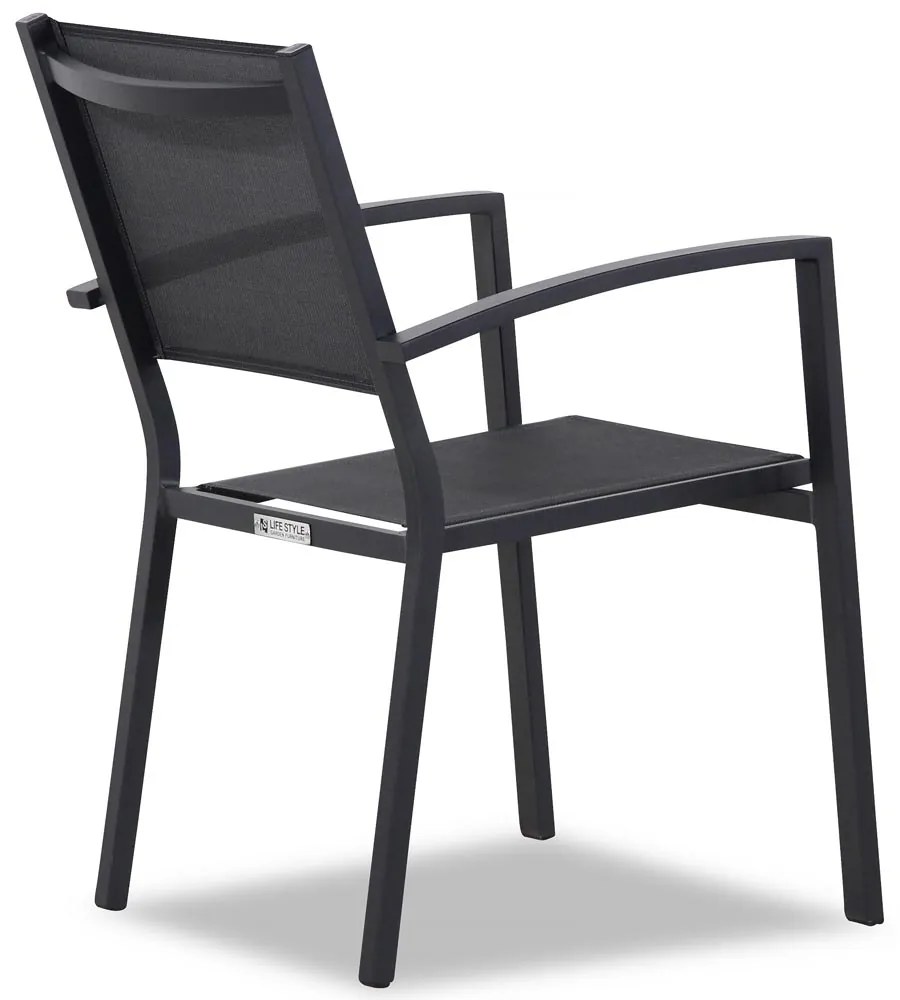 Tuinset 6 personen 210 cm Aluminium Grijs Lifestyle Garden Furniture Amarilla/Mondello