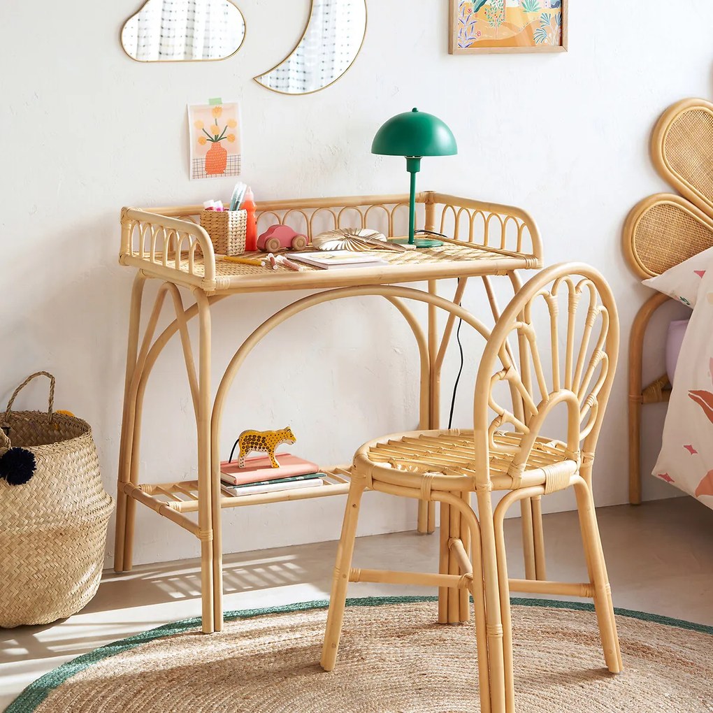 Kinderstoel in rotan, Albin