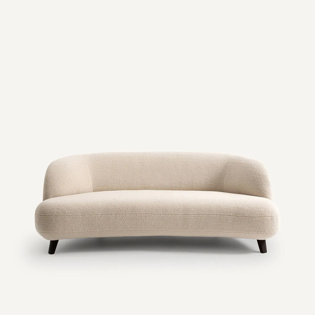 3-zitsbank, polyester bouclé, Rosebury, ontwerp Emmanuel Gallina