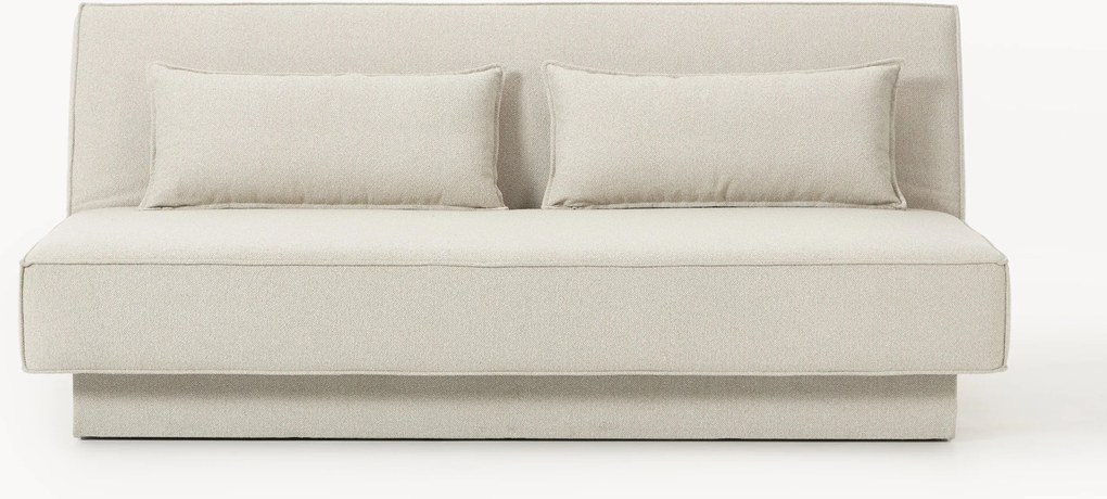 Bouclé slaapbank David met opbergruimte