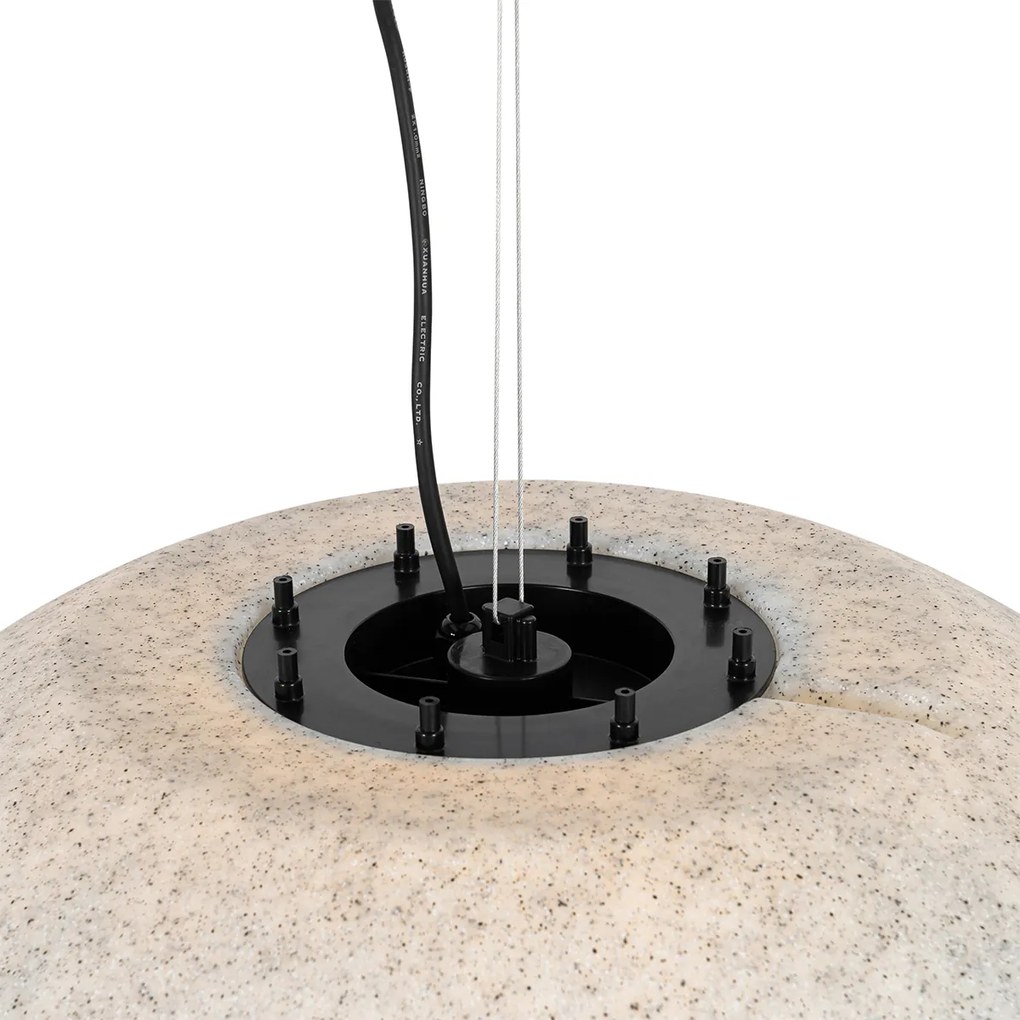 Smart buitenlamp grijs 77 cm IP44 incl Wifi A60 - Nura