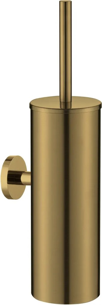 Plieger Vigo toiletborstel met deksel geborsteld goud