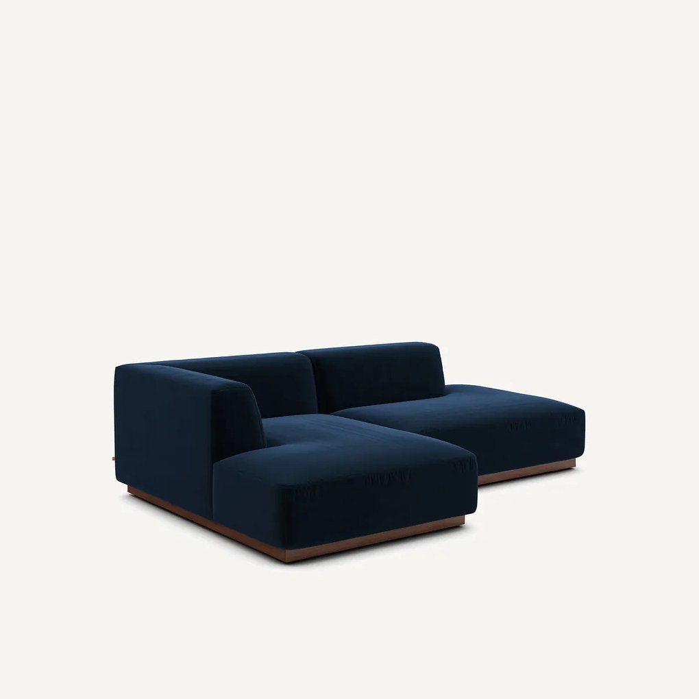 Linkse hoekbank in fluweel, Jacopo