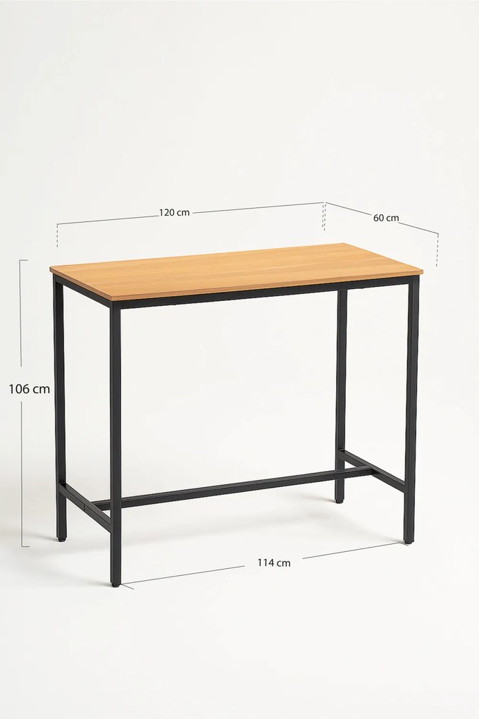 Biro Hoge Rechthoekige Tafel