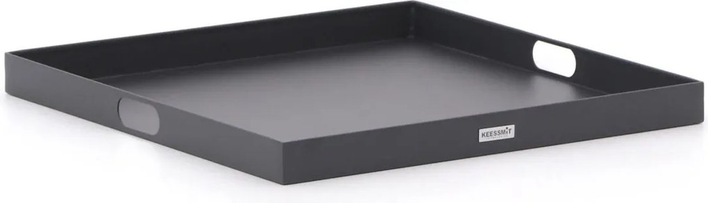 Dienblad voor buiten en binnen  | Manifesto  | Aluminium | Grijs/Antraciet | 60x60cm | Kees Smit Tuinmeubelen