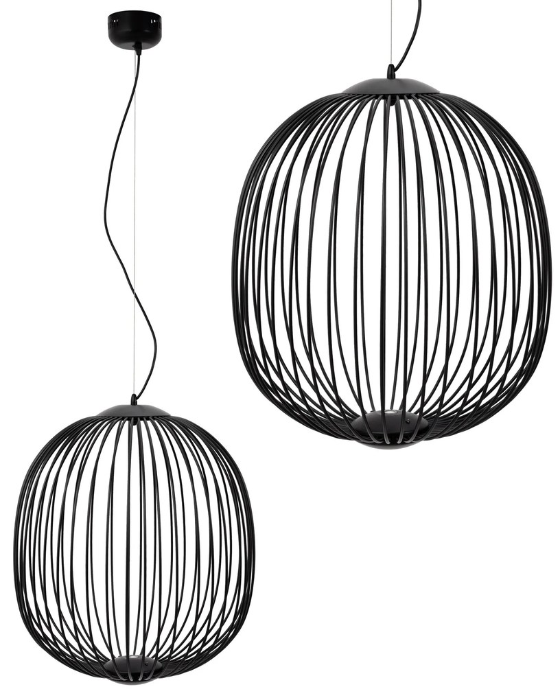 Hangende Plafondlamp APP967-1CP Zwart