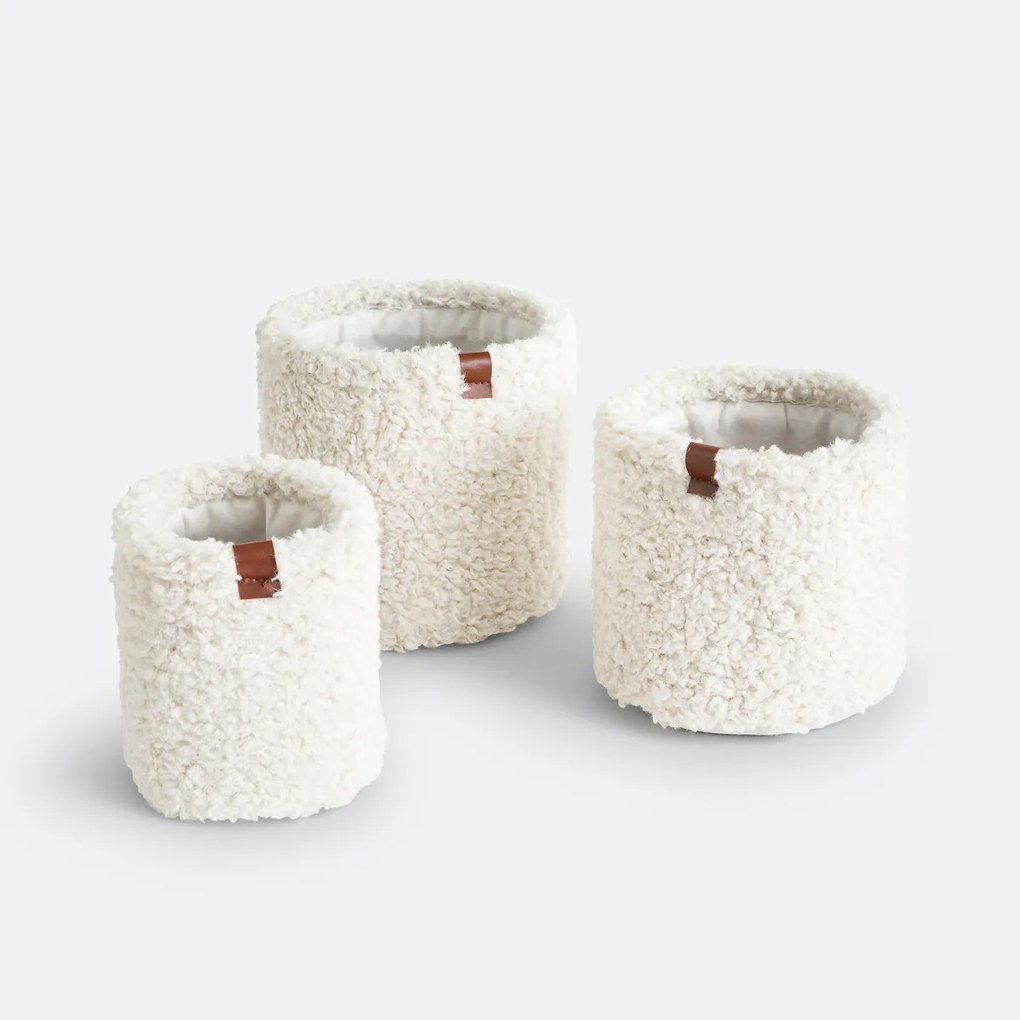 Set van 3 ronde manden, Boklio