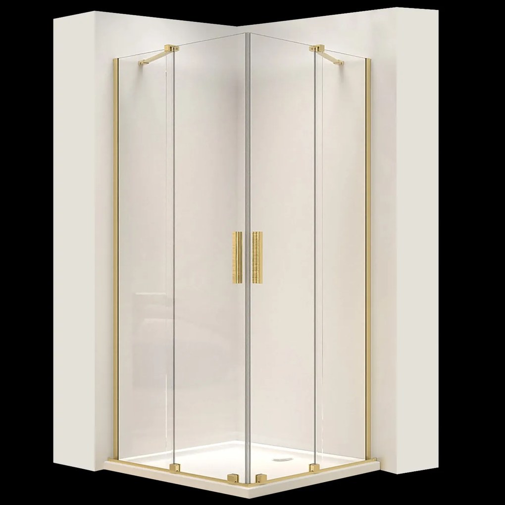 Douchecabine REA Montana Double Gold Brush 80x80