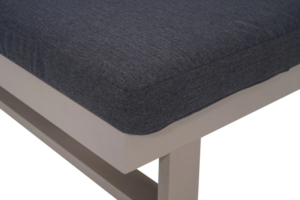 Lifestyle Garden Furniture Massimo Ligbed Met Kussen Loft/carbon Aluminium Taupe