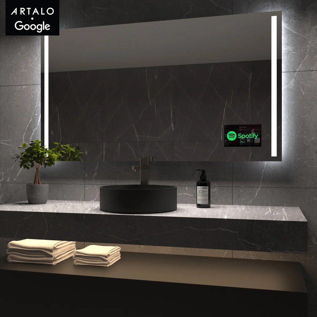 SMART spiegel met LED verlichting M4 + SmartScreen with Google TV