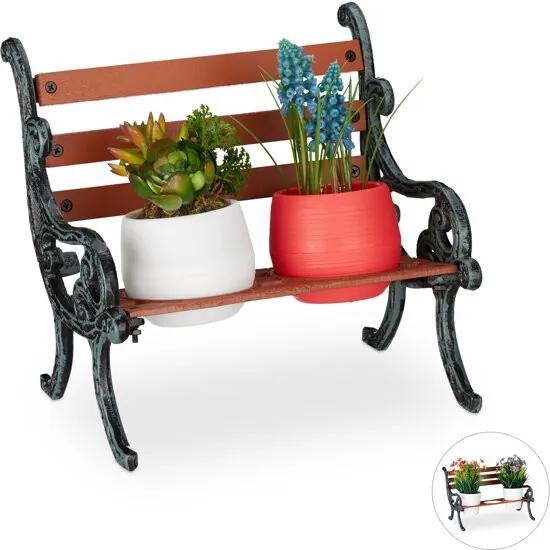 Plantenrek - plantentafel - bloempothouder - gietijzer - tuin decoratie S