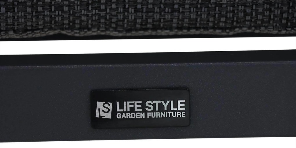 Tuinset 4 personen 180 cm Aluminium/teak Grijs Lifestyle Garden Furniture Marseille/Riviera