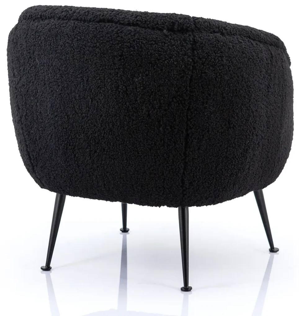 By-Boo Babe Moderne Fauteuil Zwart