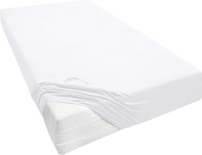 Jersey hoeslaken voor boxspringmatrassen 90-100 x 200-220 cm, Wit