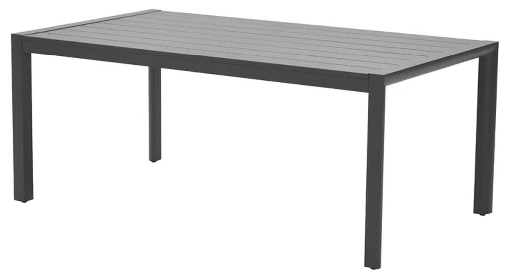 Garden Impressions Moon tuinset 5-delig donker grijs - Adana tuintafel 180x100 cm