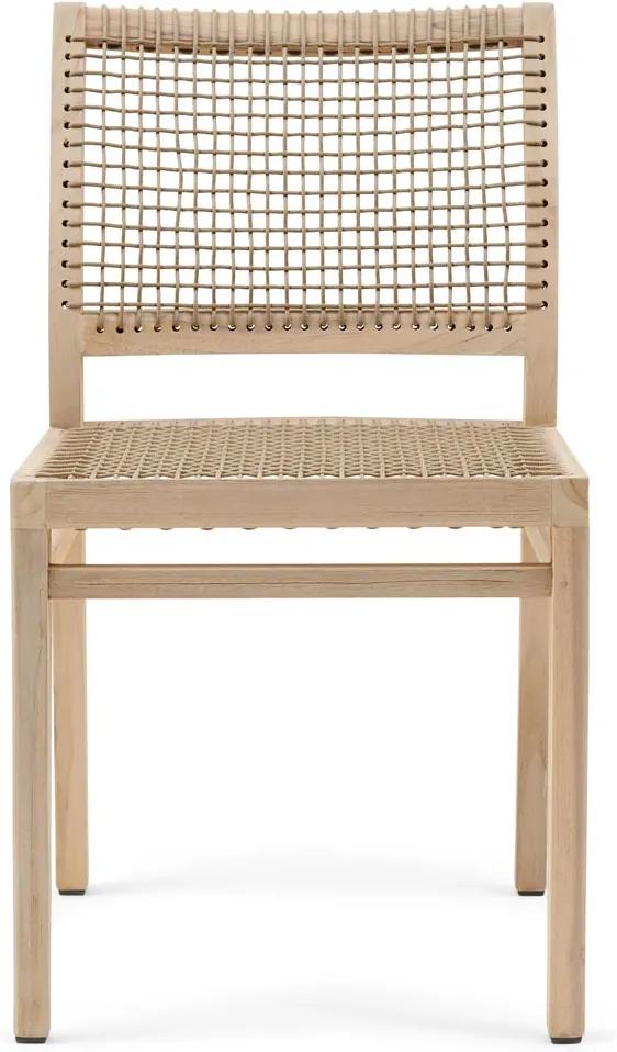 Rivièra Maison - Palma Dining Chair Outdoor - Kleur: bruin