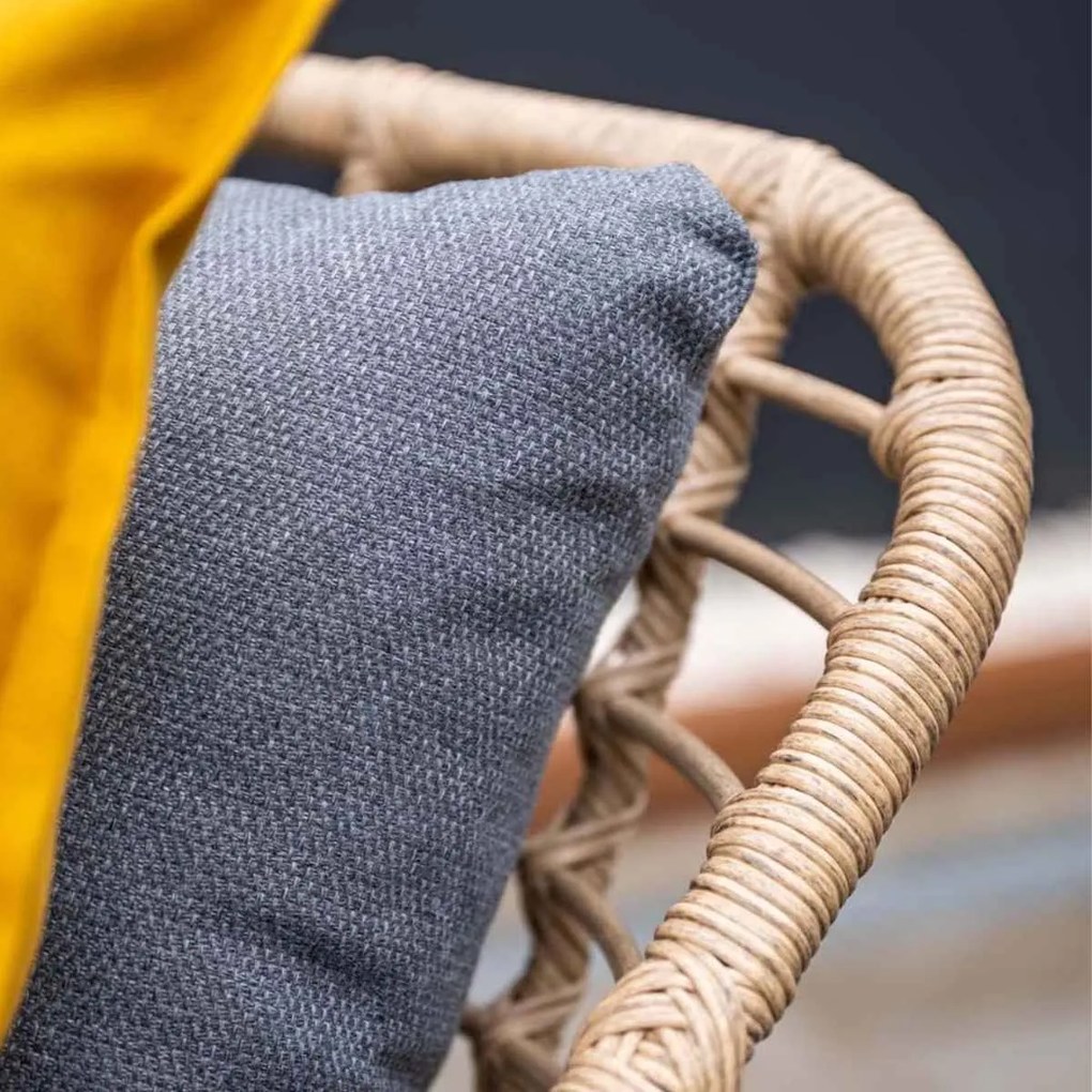 Garden Impressions Lucas tuinset 5-delig bruin - Rimini tuintafel 80x80 cm