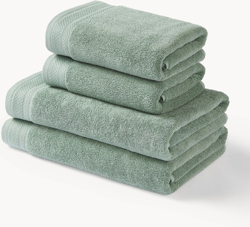 Premium handdoekenset van biokatoen, in verschillende setgroottes