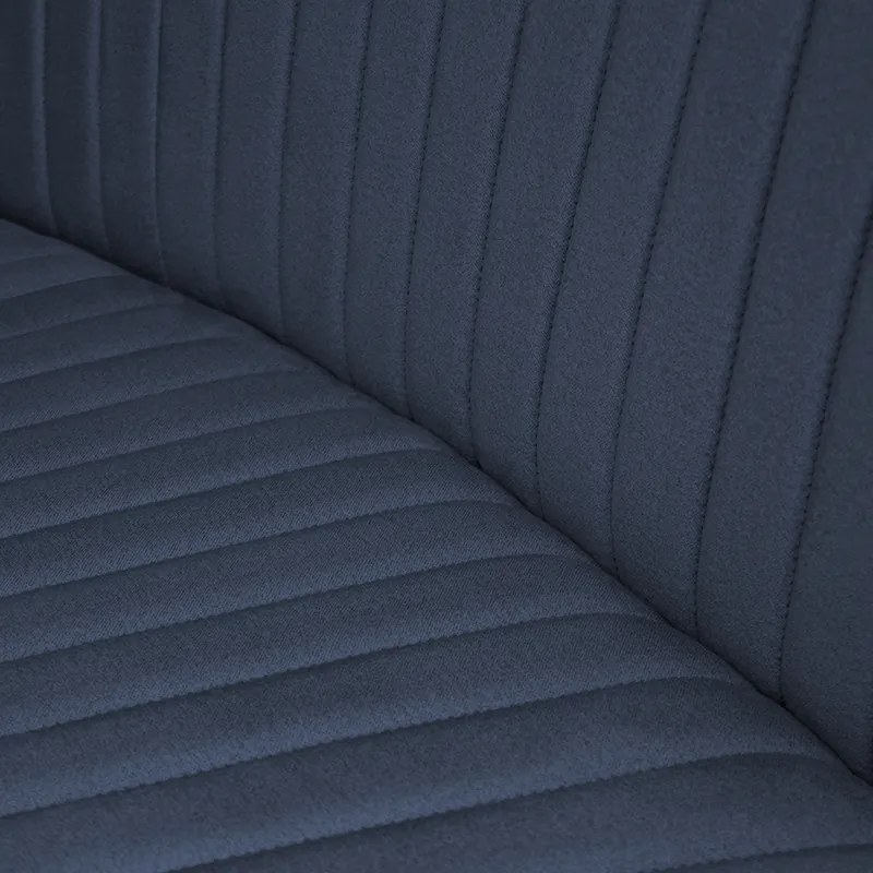 Eetkamerbank - Hengelo - geschikt voor ovale tafel 240 cm - stof Element blauw 13