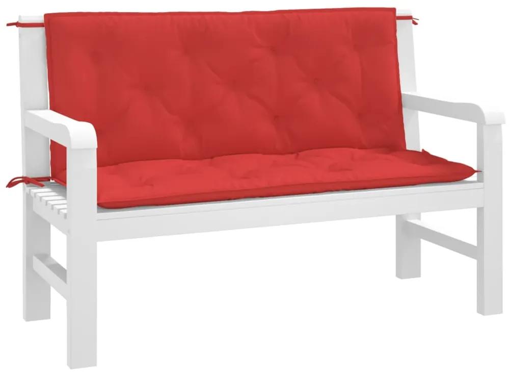 vidaXL Kussen voor schommelstoel 120 cm stof rood