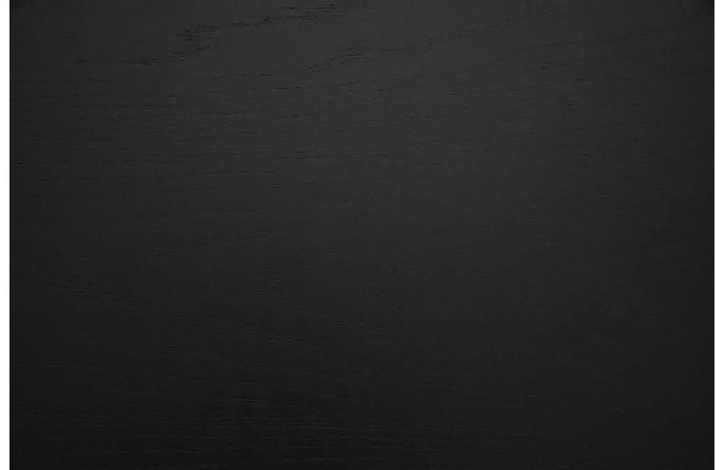 Goossens Excellent Salontafel Ferris rond, hout eiken zwart, elegant chic, 50 x 37 x 50 cm