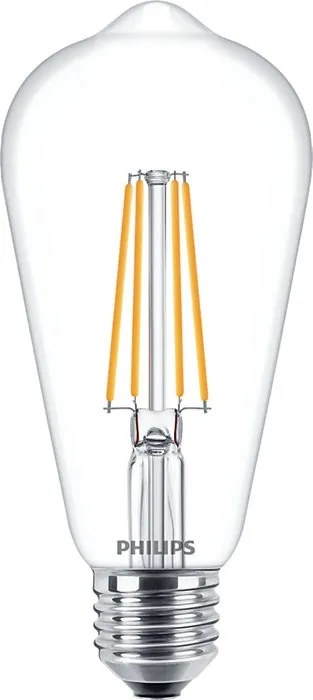 Philips Classic LEDbulb E27 Edison 8W 827 Helder | Dimbaar - Vervangt 60W