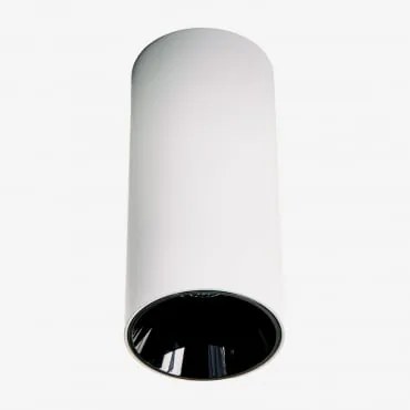 Led-opbouwplafondlamp Rond Ø7,2 Cm Voor Buiten In Aluminium Luisiana Warm Wit 2700k & Wit – Zwart & 8 W & 38º - Sklum