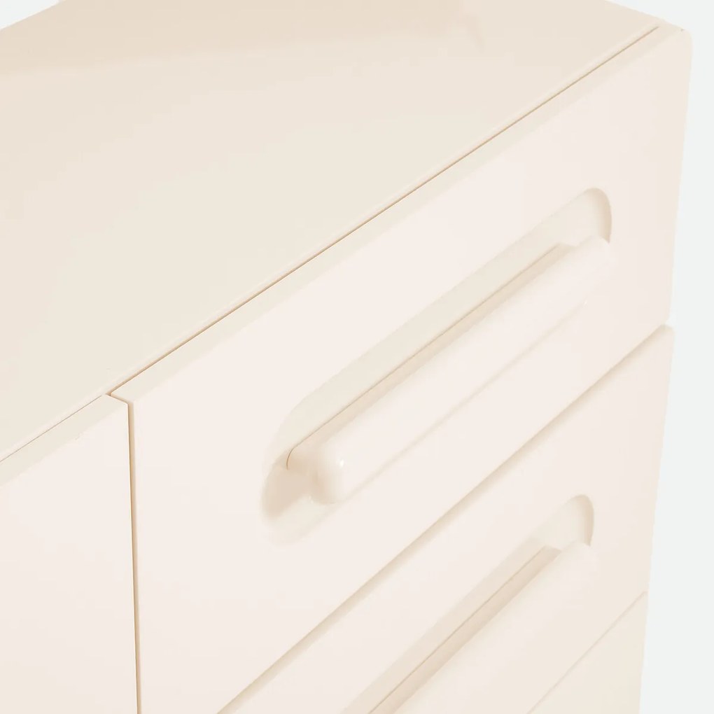 Gelakt dressoir, 2 deuren, 3 lades, NEWCOOL