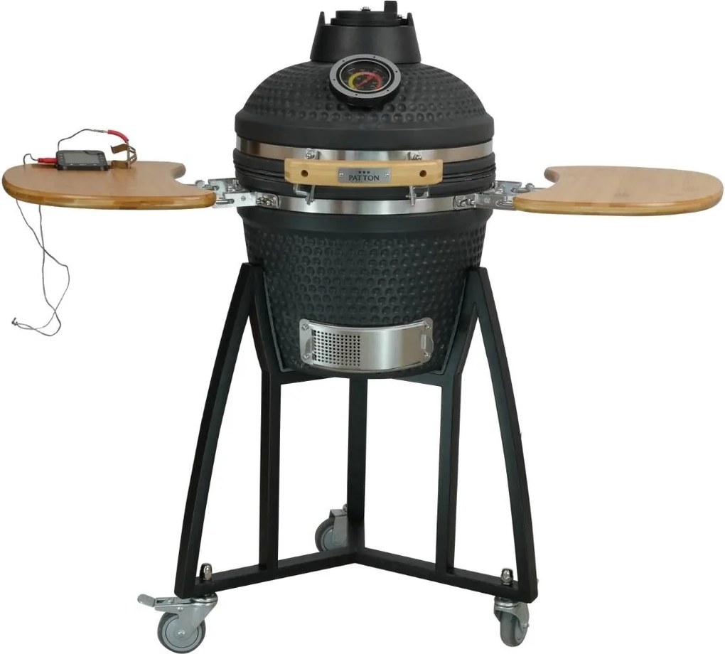 Patton Kamado 16 inch Premium mat zwart incl bluetooth control