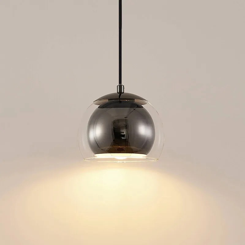 Daymien hanglamp, 1-lamp, zwart - lampen-24