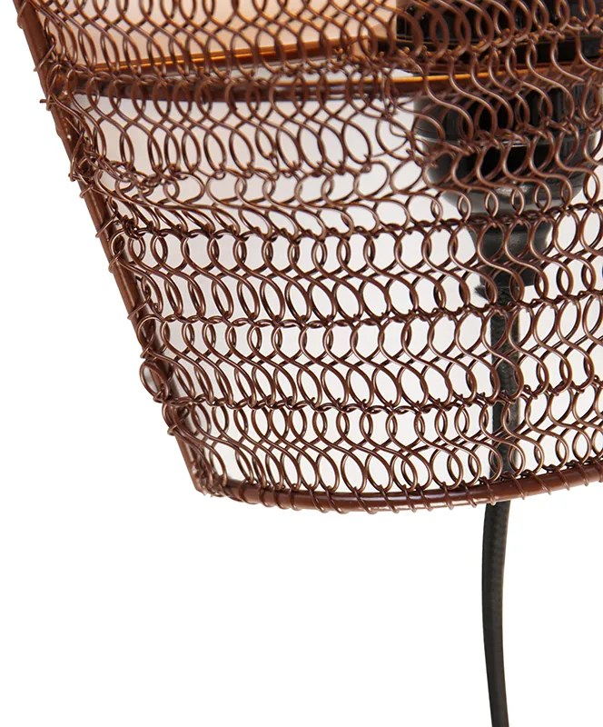 Oosterse wandlamp brons 35 cm - NidumOosters E27 Binnenverlichting Lamp