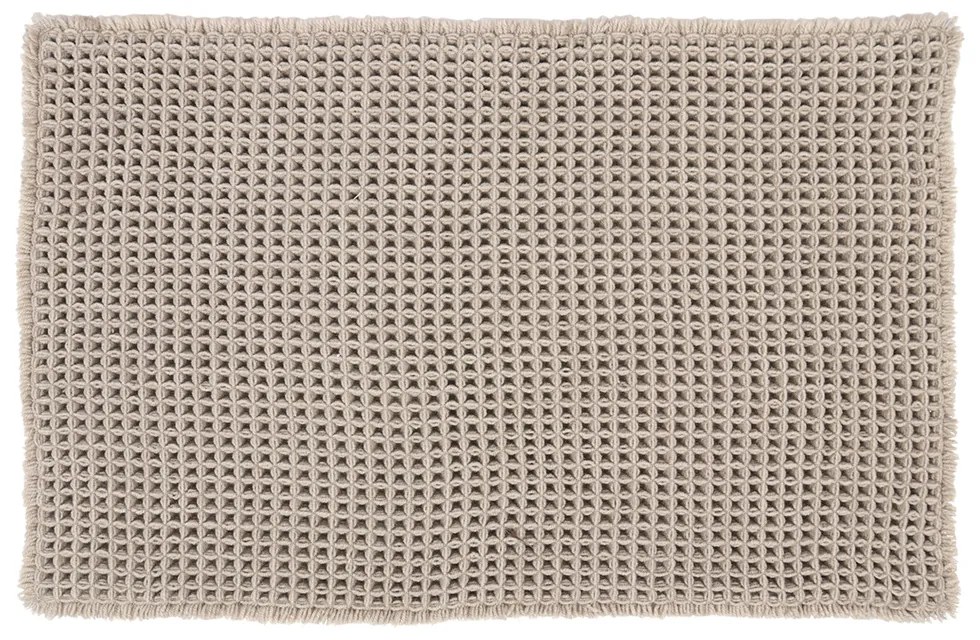 Differnz Wafel badmat 50x80cm taupe