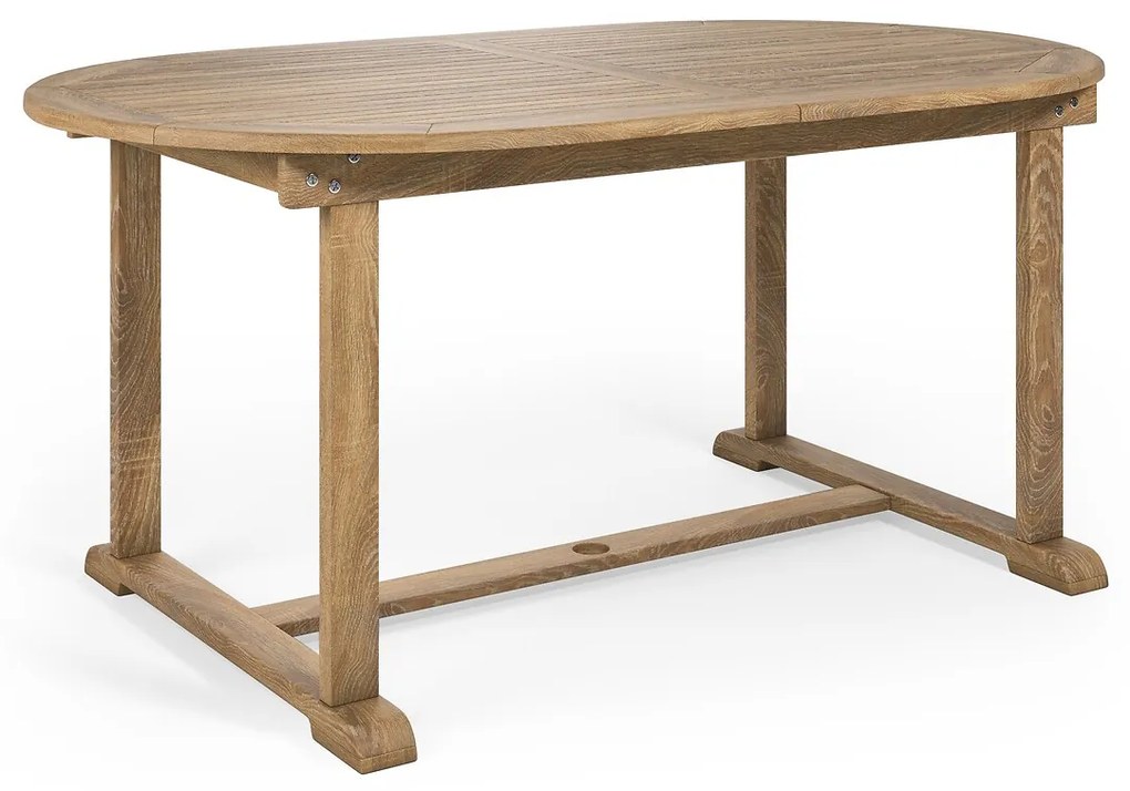 Tafel in teak, 6 - 10 personen, 1 verlengstuk Arly