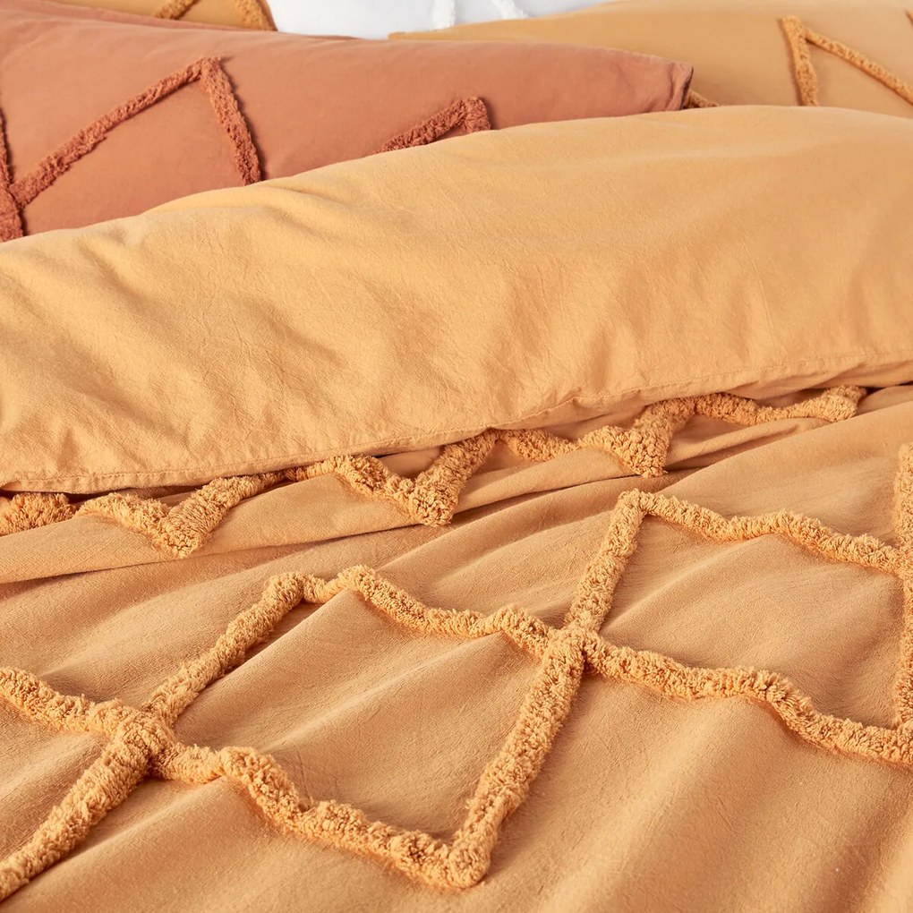 Kussensloop in katoen, Assa oker