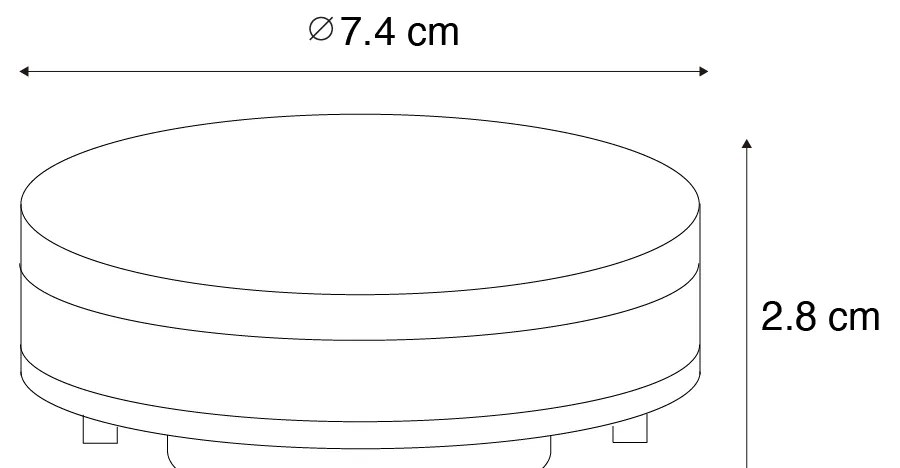 Smart GX53 dimbare LED lamp opaal RGB 9W 806LM 2700K-6500K Zigbee