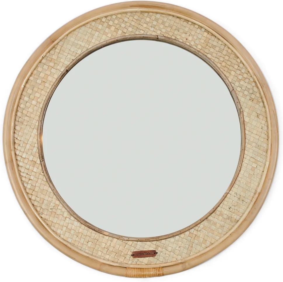 Rivièra Maison - Natural Weave Round Mirror Dia 68 cm - Kleur: naturel