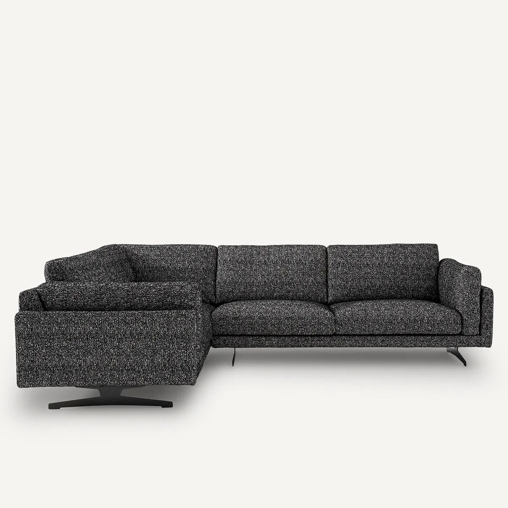 Hoekbank, badstof, César