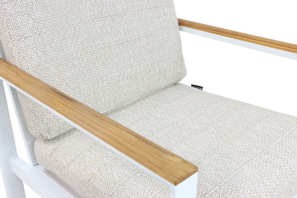 Tuinstoel Aluminium Wit Lifestyle Garden Furniture Faro