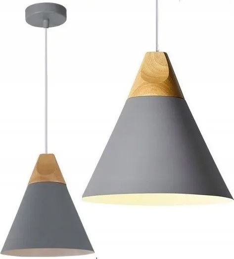 Hangende plafondlamp Scandi A Grijs