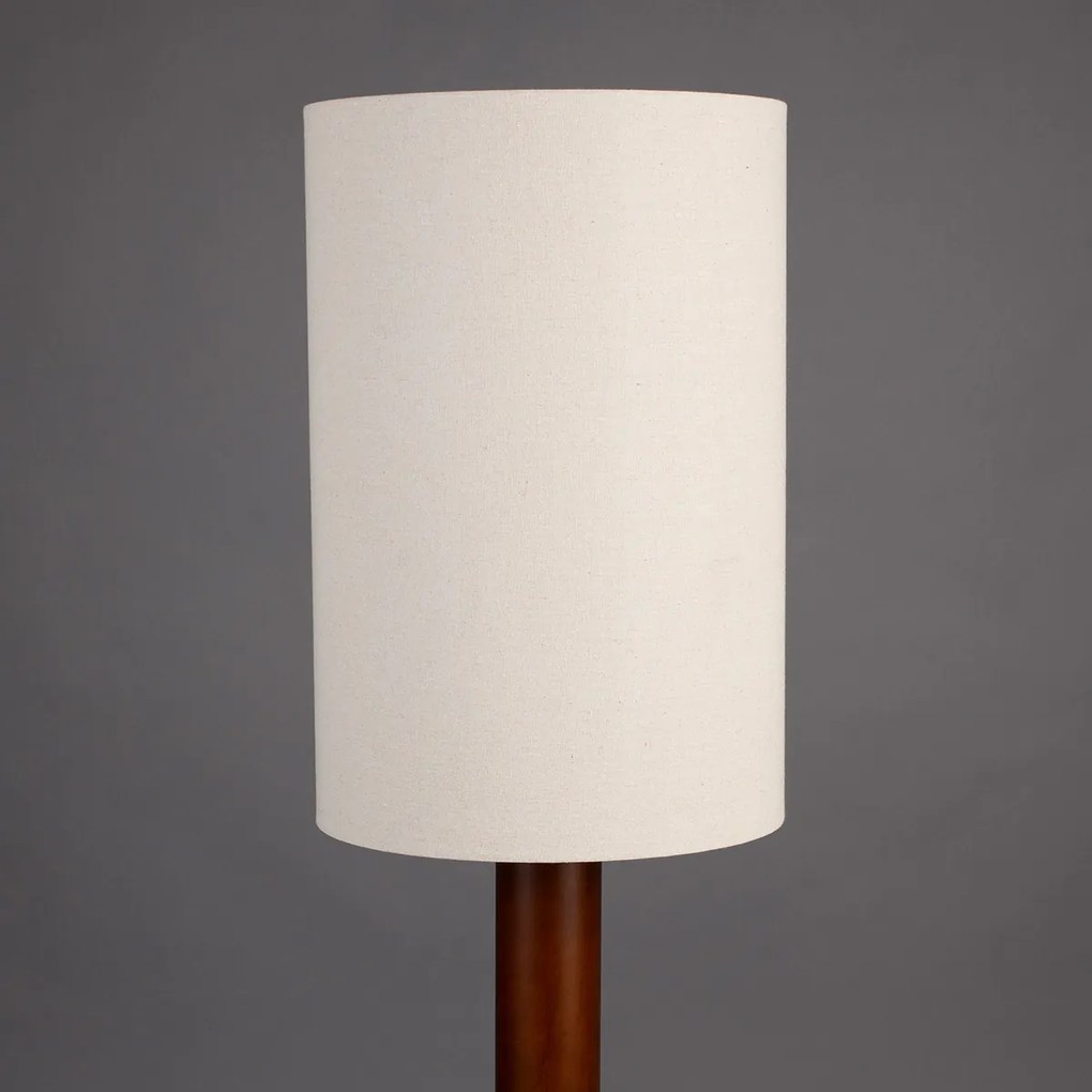 Dutchbone Jones Retro Design Vloerlamp Walnoot
