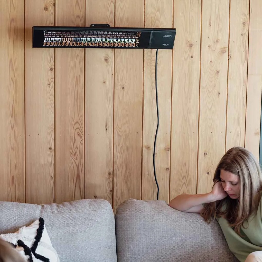 OutTrade Sunred Dark triangle smart muur heater - 2500 Watt