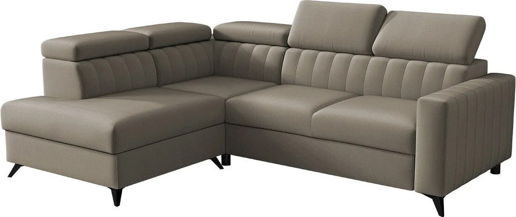 Hoekbank Columbus 202, Aanwezig, Aanwezig, 249x195x80cm, 148.5 kg, Poten: Kunststof, Metaal, Hout: Grenen