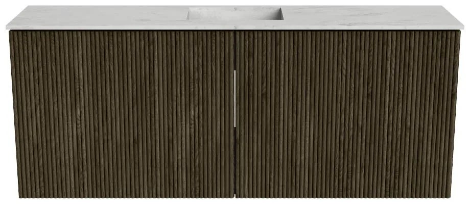 Mondiaz Joya DLux 100cm toiletmeubel shadow met wastafel faye midden 1 kraangat opalo