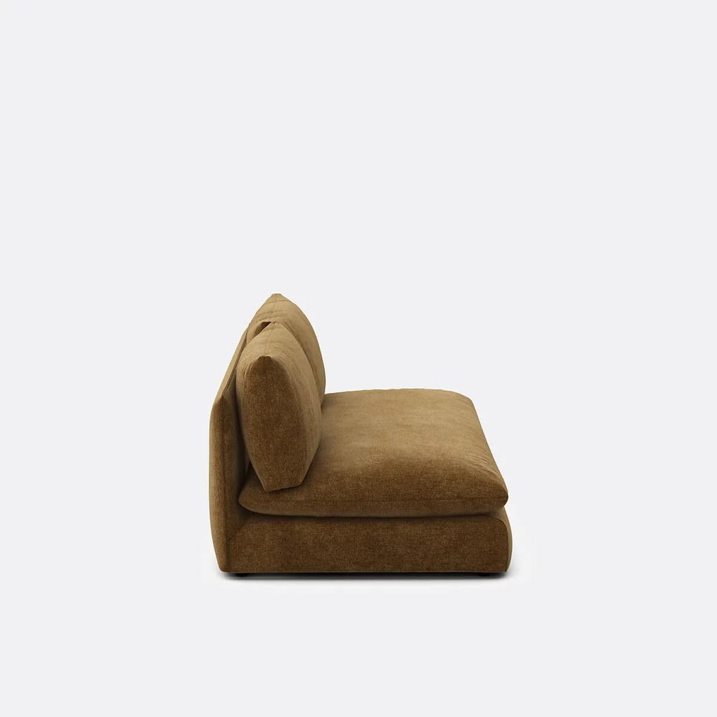 Modulaire 2-zitsbank.gemêleerd polyester, Malo