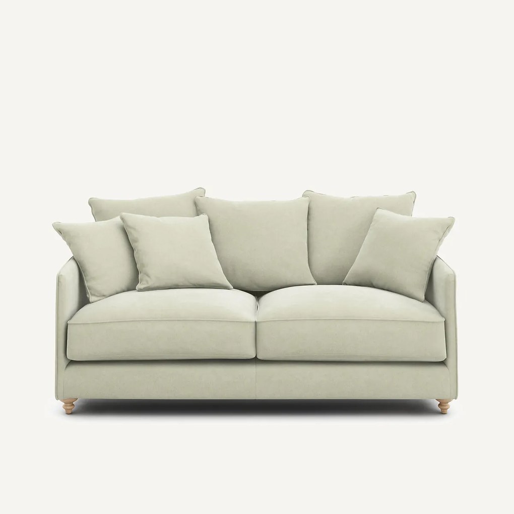 Compacte slaapbank in stonewashed fluweel, Lazare