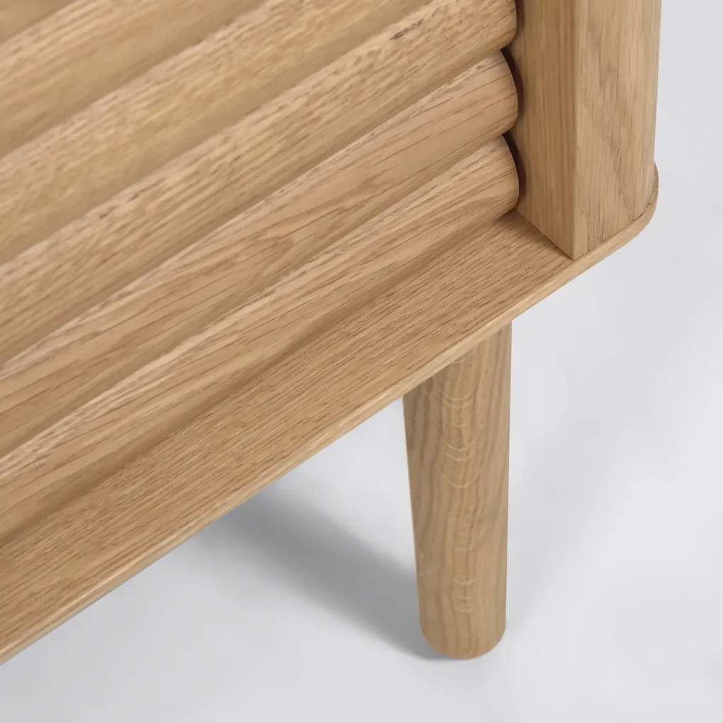 Kave Home Lenon Eiken Retro Dressoir - 155x45x86cm.