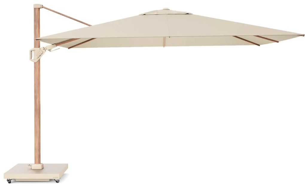 Platinum Challenger zweefparasol 2.6x3.5m T2 premium (excl.voet) champagne
